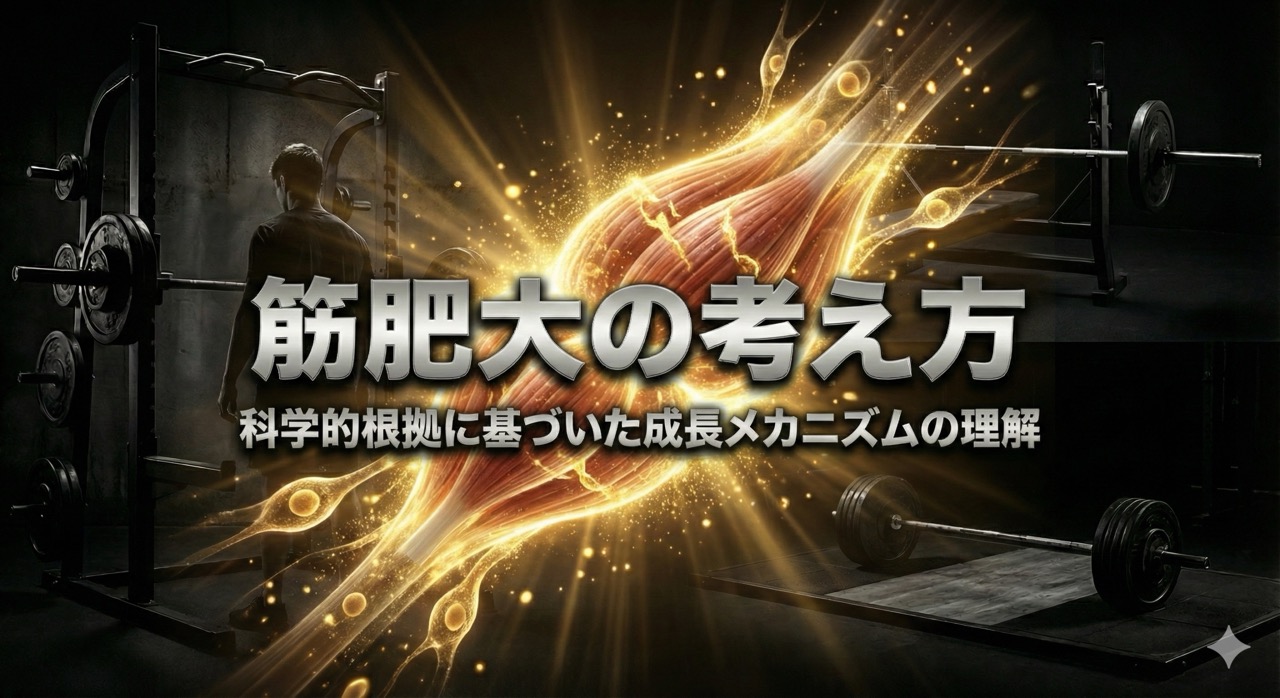 04. 筋肥大の考え方